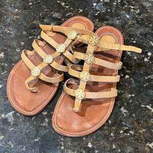 Tory Burch Gladiator Ankle Strap Sandals! 8